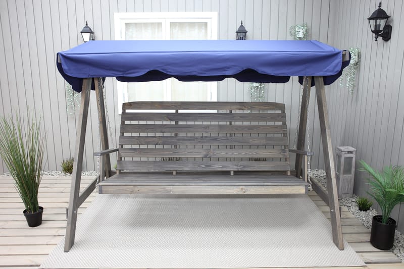 Pelle Hengekøye uten tak - Grå - Hagemøbler & utemiljø - Utesofa - Hammock