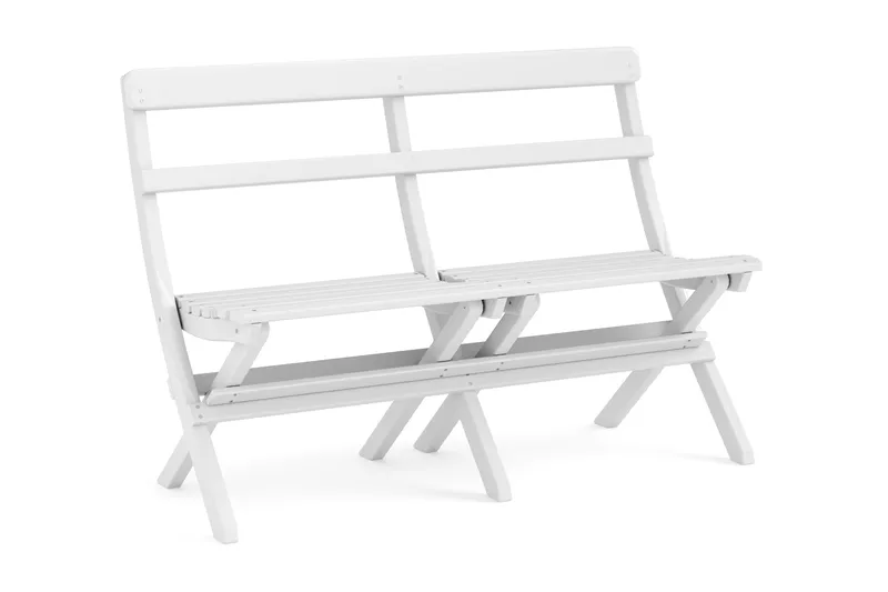 Sofa Utendørs 110x60x89 cm, Hvit