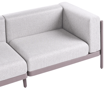 Sofa utendørs 2-seter Ferretti - Grå/Beige - Hagemøbler & utemiljø - Utesofa