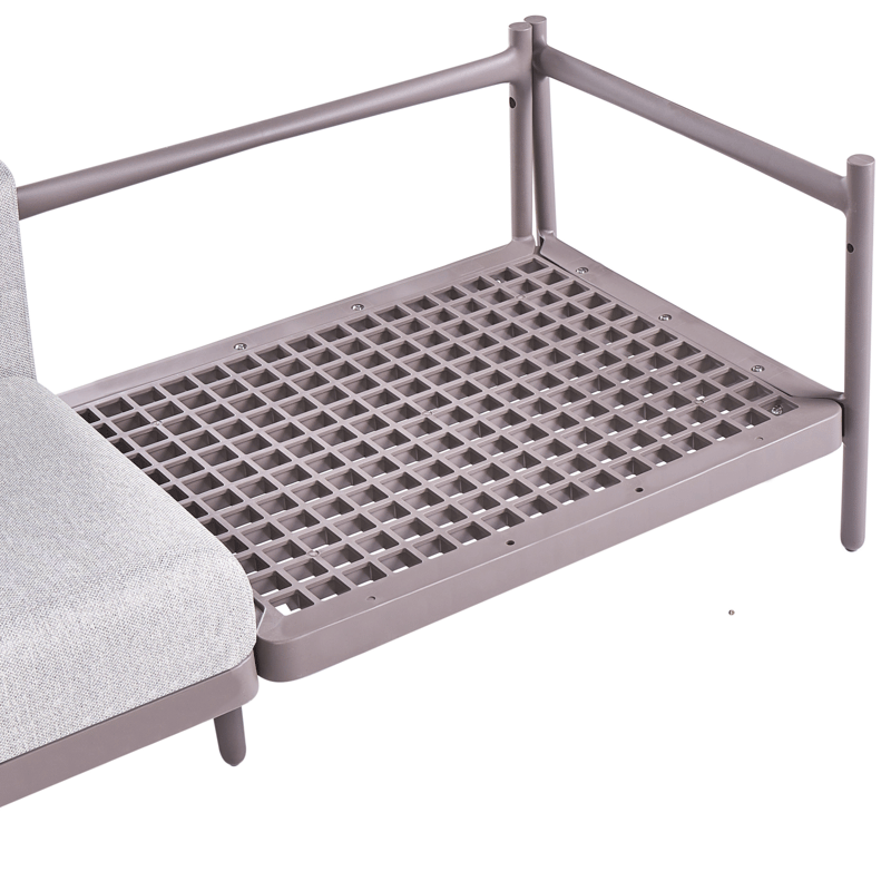 Sofa utendørs 2-seter Ferretti - Grå/Beige - Hagemøbler & utemiljø - Utesofa