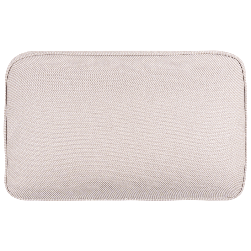 Sofa utendørs 2-seter Omegana kunstrotting - Beige/Svart - Hagemøbler & utemiljø - Utesofa