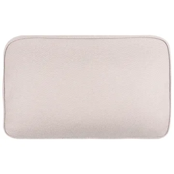 Sofa utendørs 2-seter Omegana uten armlener kunstrotting - Beige/Svart - Hagemøbler & utemiljø - Utesofa
