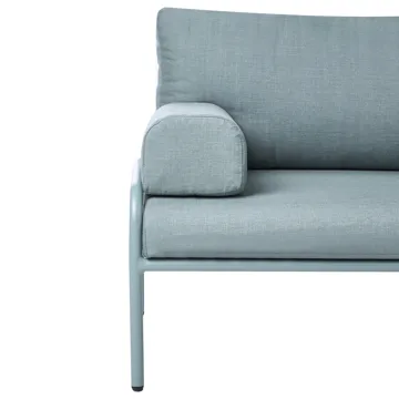 Sofa utendørs 2-seter Solofra - Grønn - Hagemøbler & utemiljø - Utesofa