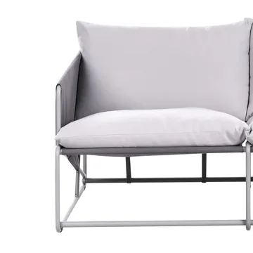 Sofa utendørs 2-seter Ponte - Grå - Hagemøbler & utemiljø - Utesofa