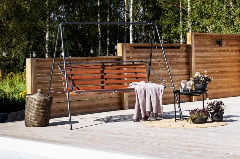 Suvisaari 3- pers. hage huske, cappuccino