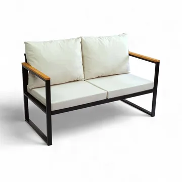 Sylros Hagesofa 130 cm - Beige - Hagemøbler & utemiljø - Utesofa - Hagesofa & hagebenk