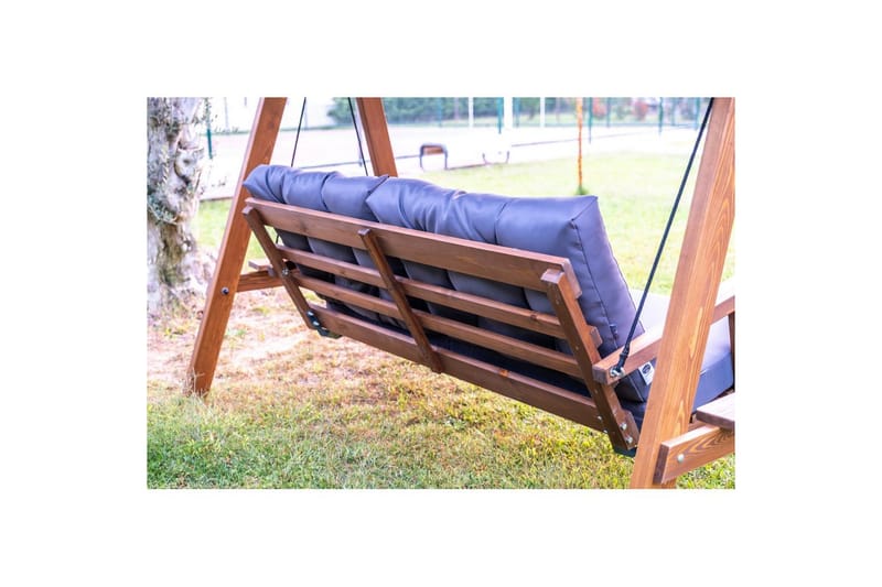 Taharoa utendørs hengende sofa 3-seter - Antrasitt - Hagemøbler & utemiljø - Utesofa - Hengesofa
