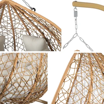 Tavero Hengestol utendørs - beige - Hagemøbler & utemiljø - Utesofa - Hengesofa