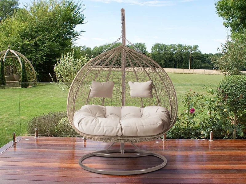 Tavero Hengestol utendørs - beige - Hagemøbler & utemiljø - Utesofa - Hengesofa