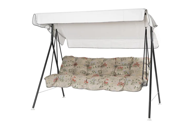 Teneriffa Komplett Hengekøye 190 cm, Grå/Blomstrete