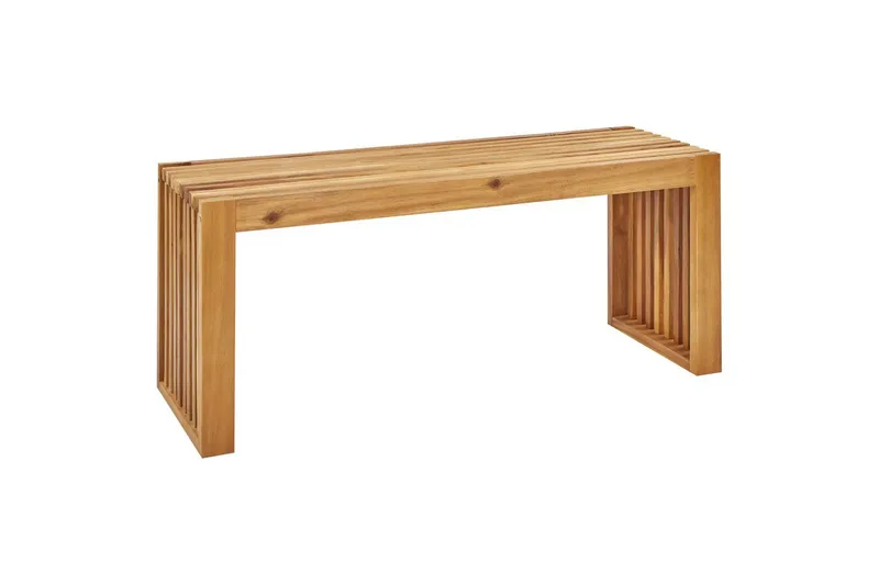 Trädgårdsbänk Beliani Bellano Light wood