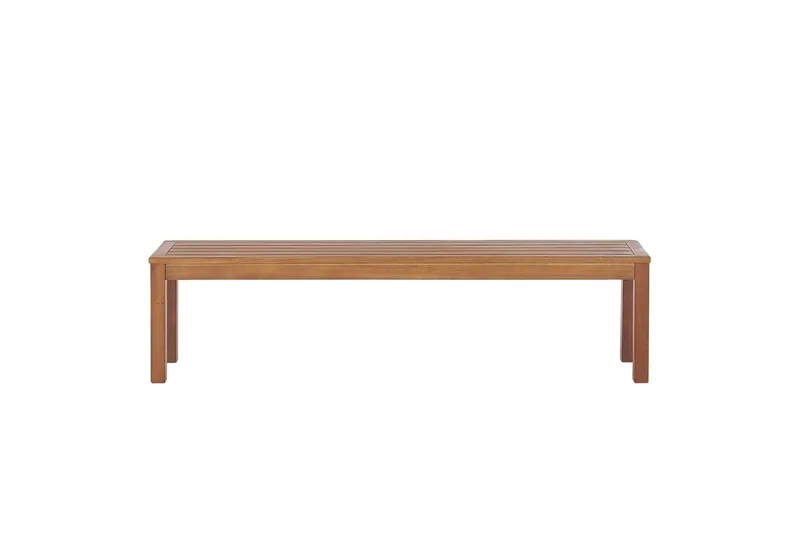 Trädgårdsbänk Beliani Monsano Light wood - Hagemøbler & utemiljø - Utesofa - Hagebenk & utebenk