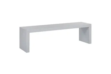 Trädgårdsbänk Beliani Taranto White - Hagemøbler & utemiljø - Utesofa - Hagebenk & utebenk