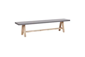 Trädgårdsbänk Beliani Tonnare Grey||Light wood - Hagemøbler & utemiljø - Utesofa - Hagebenk & utebenk