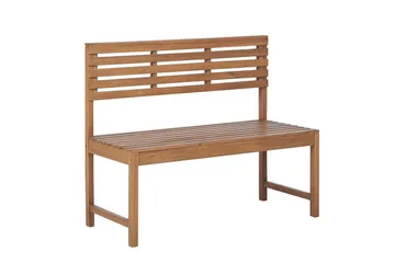 Trädgårdsbänk Beliani Treia Light wood - Hagemøbler & utemiljø - Utesofa - Hagebenk & utebenk
