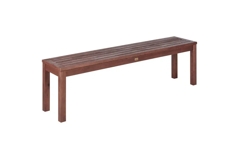 Trädgårdsbänk Beliani Tuscania Dark wood