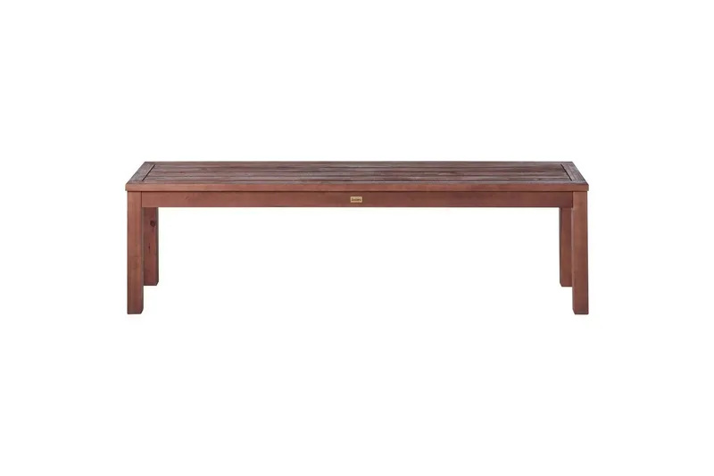 Trädgårdsbänk Beliani Tuscania Dark wood - Hagemøbler & utemiljø - Utesofa - Hagebenk & utebenk
