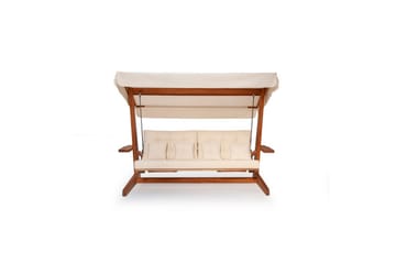 Tredobbelt hagestol Dasina Naturlig / beige - Naturlig / beige - Hagemøbler & utemiljø - Utesofa - Hengesofa
