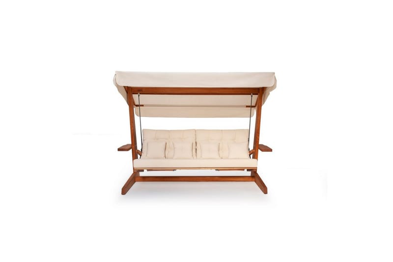 Tredobbelt hagestol Dasina Naturlig / beige - Naturlig / beige - Hagemøbler & utemiljø - Utesofa - Hengesofa