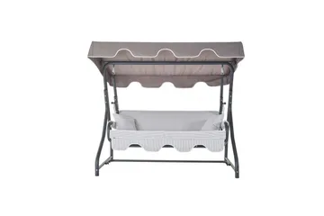 Tredobbelt hagestol Gowanda (200 x 165 x 110 cm) Flerfarget - Flerfarget - Hagemøbler & utemiljø - Utesofa - Hammock