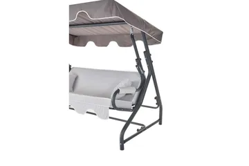 Tredobbelt hagestol Gowanda (200 x 165 x 110 cm) Flerfarget - Flerfarget - Hagemøbler & utemiljø - Utesofa - Hammock