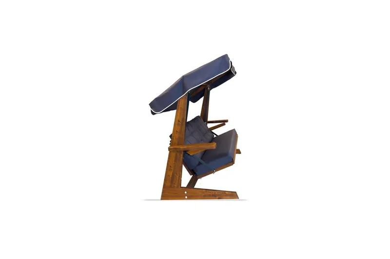 Tredobbelt hagestol Viva Antrasitt - Antrasitt, 237 x 100 x 175 cm - Hagemøbler & utemiljø - Utesofa - Hengesofa
