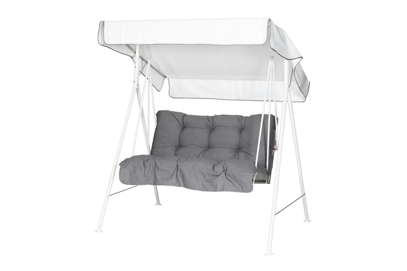 Tritante Komplett Hengekøye 130 cm, Hvit/Grå