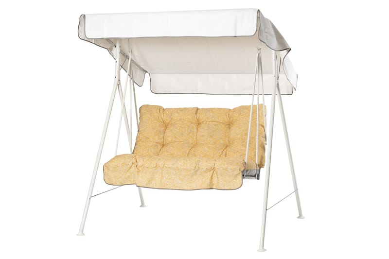 Tritante Komplett Hengekøye 130 cm, Hvit/Gul