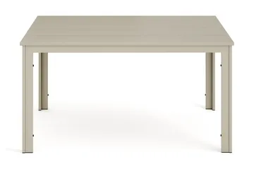 Tunis ute spisebord 140x90 cm rektangulært - Beige/Beige - Hagemøbler & utemiljø - Hagebord - Spisebord ute