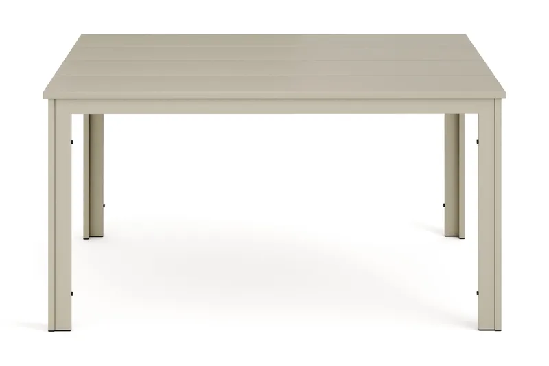 Tunis ute spisebord 140x90 cm rektangulært - Beige/Beige - Hagemøbler & utemiljø - Hagebord - Spisebord ute