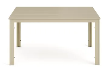 Tunis ute spisebord 140x90 cm rektangulært - Beige/Beige - Hagemøbler & utemiljø - Hagebord - Spisebord ute