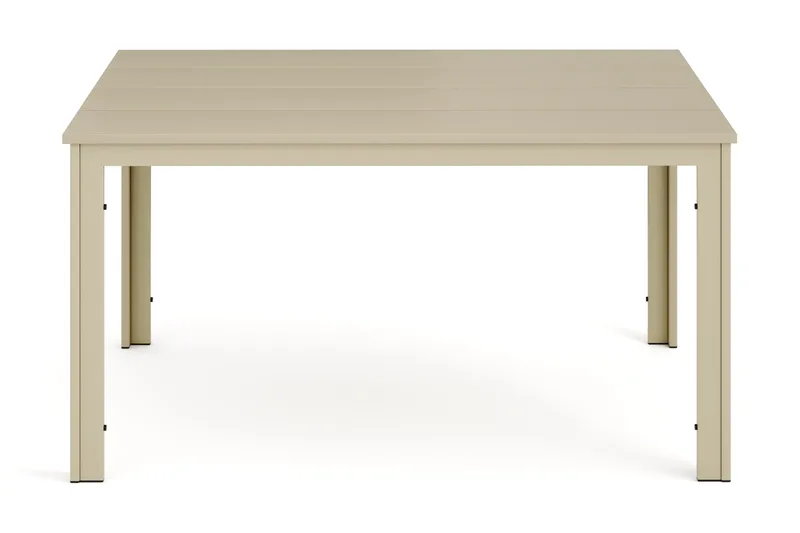 Tunis ute spisebord 140x90 cm rektangulært - Beige/Beige - Hagemøbler & utemiljø - Hagebord - Spisebord ute
