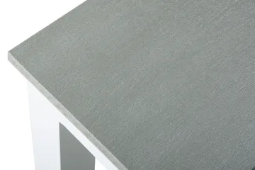 Tunis ute spisebord 140x90 cm rektangulært - Hvit/Grå - Hagemøbler & utemiljø - Hagebord - Spisebord ute