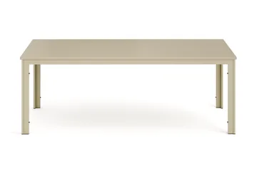 Tunis ute spisebord 205x90 cm rektangulært - Beige/Beige - Hagemøbler & utemiljø - Hagebord - Spisebord ute