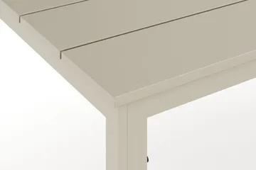 Tunis ute spisebord 205x90 cm rektangulært - Beige/Beige - Hagemøbler & utemiljø - Hagebord - Spisebord ute