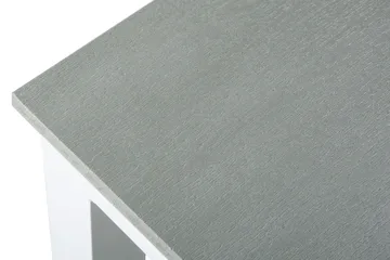 Tunis ute spisebord 205x90 cm rektangulært - Hvit/Grå - Hagemøbler & utemiljø - Hagebord - Spisebord ute