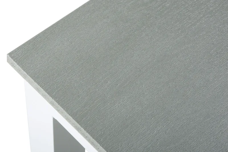 Tunis ute spisebord 205x90 cm rektangulært - Hvit/Grå - Hagemøbler & utemiljø - Hagebord - Spisebord ute