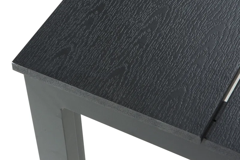 Tunis ute spisebord 205x90 cm rektangulært - Svart/Svart - Hagemøbler & utemiljø - Hagebord - Spisebord ute