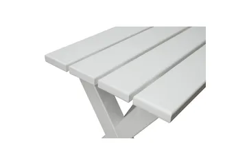 Utendørs Benk Scottsdale - Hvit, 100 cm - Hagemøbler & utemiljø - Utesofa - Hagebenk & utebenk