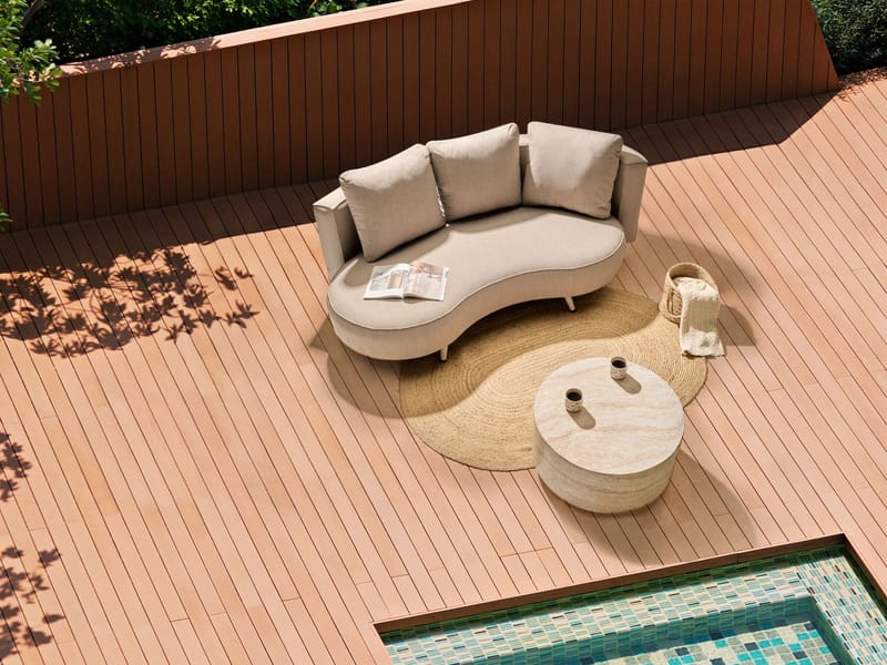Utesofa Parori venstrevendt - Beige - Hagemøbler & utemiljø - Utesofa - Hagesofa & hagebenk