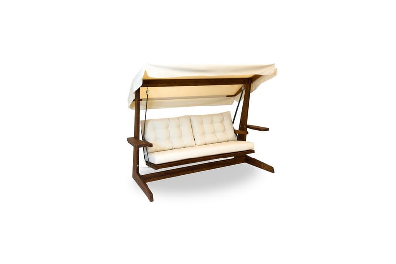 Viva Utendørs Hengesofa 3-seter - Beige - Hagemøbler & utemiljø - Utesofa - Hengesofa