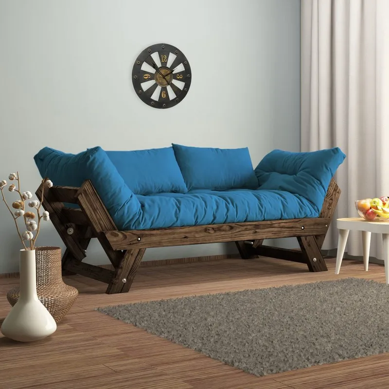 Zylar 2-seters Sovesofa - Blå - Møbler - Sofaer - Sovesofaer - 2 seters sovesofa
