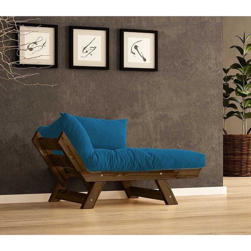 Zylar 2-seters Sovesofa - Blå - Møbler - Sofaer - Sovesofaer - 2 seters sovesofa