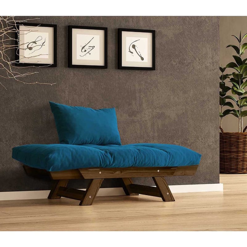 Zylar 2-seters Sovesofa - Blå - Møbler - Sofaer - Sovesofaer - 2 seters sovesofa
