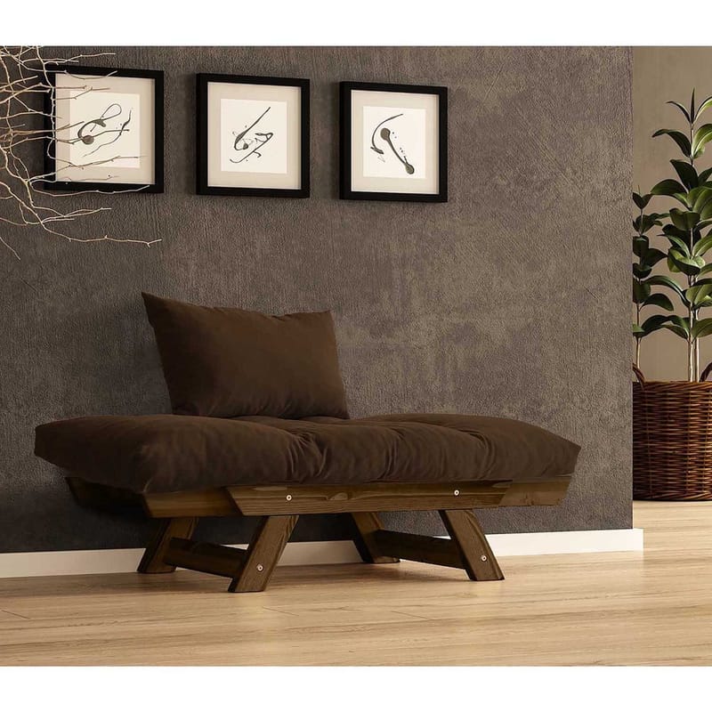 Zylar 2-seters Sovesofa - Brun - Møbler - Sofaer - Sovesofaer - 2 seters sovesofa