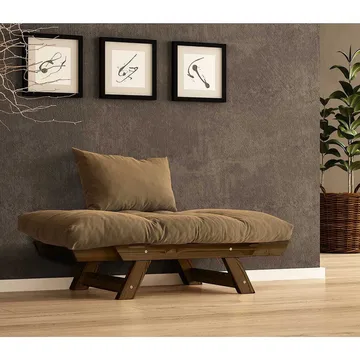 Zylar 2-seters Sovesofa - Brun - Møbler - Sofaer - Sovesofaer - 2 seters sovesofa