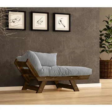 Zylar 2-seters Sovesofa - Grå - Møbler - Sofaer - Sovesofaer - 2 seters sovesofa