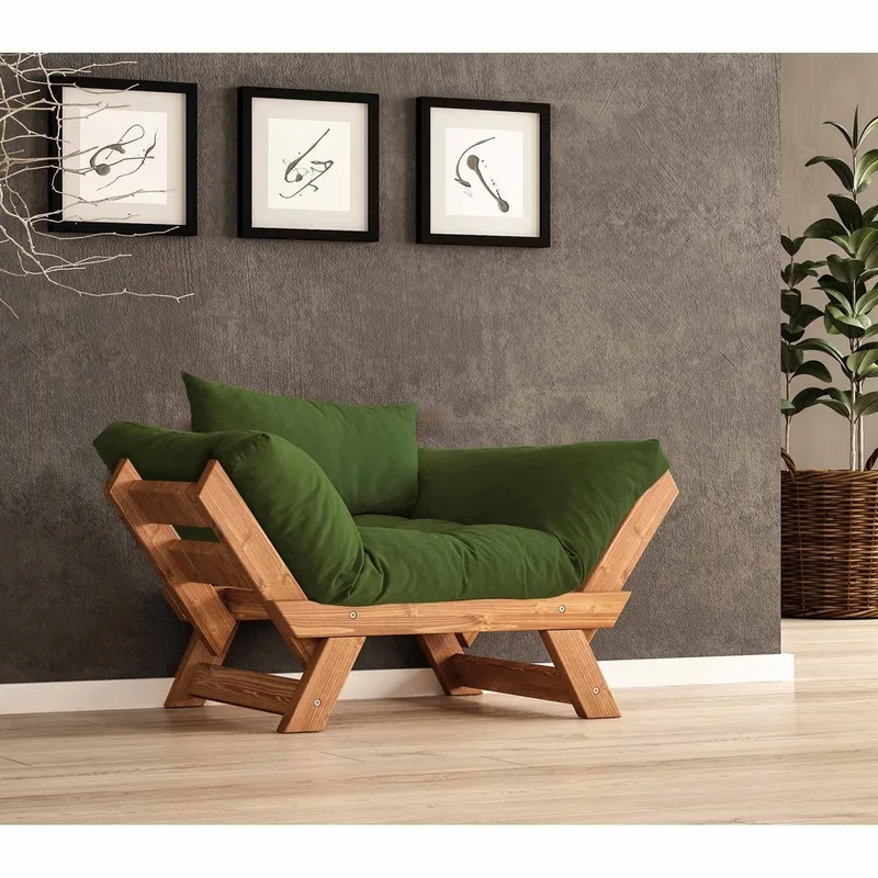 Zylar 2-seters Sovesofa, Grønn