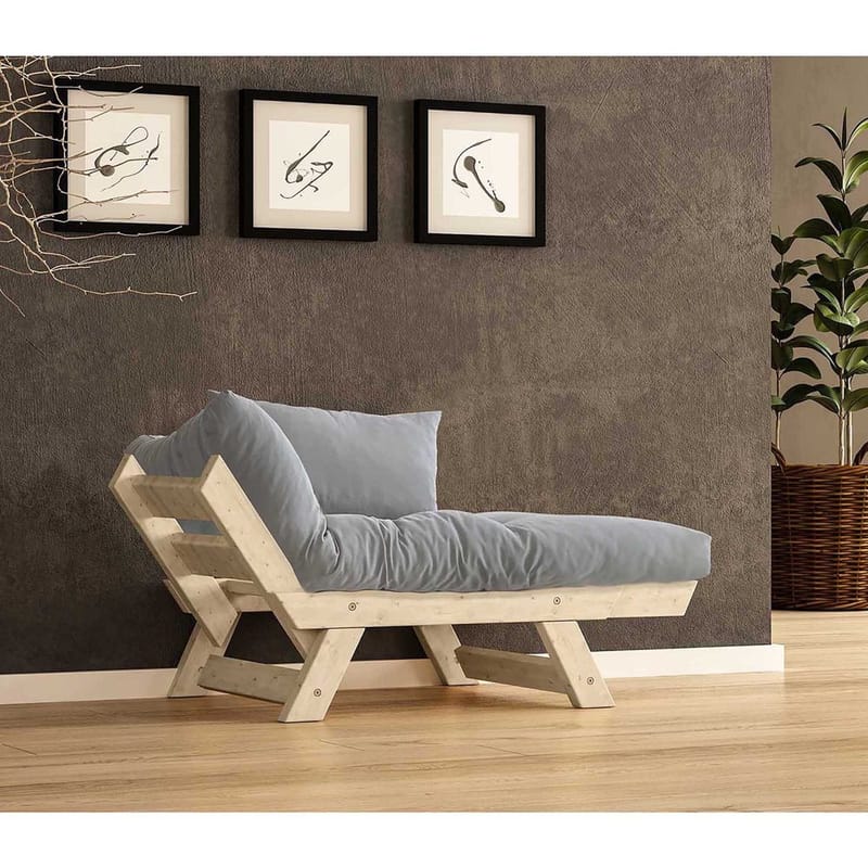 Zylar 2-seters Sovesofa - Grafittgrå/Natur - Møbler - Sofaer - Sovesofaer - 2 seters sovesofa