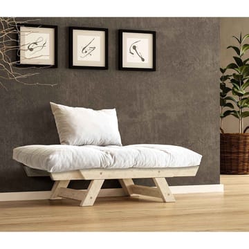 Zylar 2-seters Sovesofa - Hvit/Natur - Møbler - Sofaer - Sovesofaer - 2 seters sovesofa